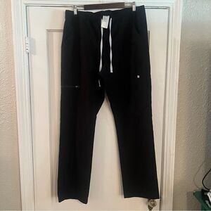 Figs Cairo Cargo Scrub Pants Men's  XL Black Technical Collection TM3001